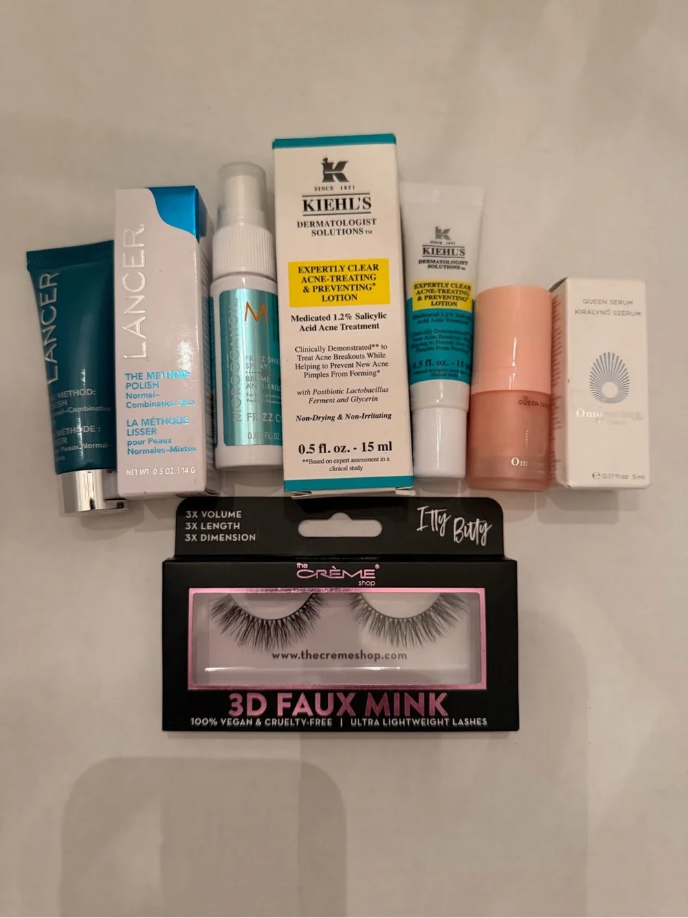 Travel Bundle luxury products skincare & Haircare